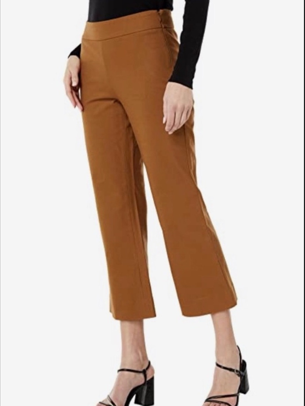 Vince Kick Flare Cropped Cotton Blend Pants